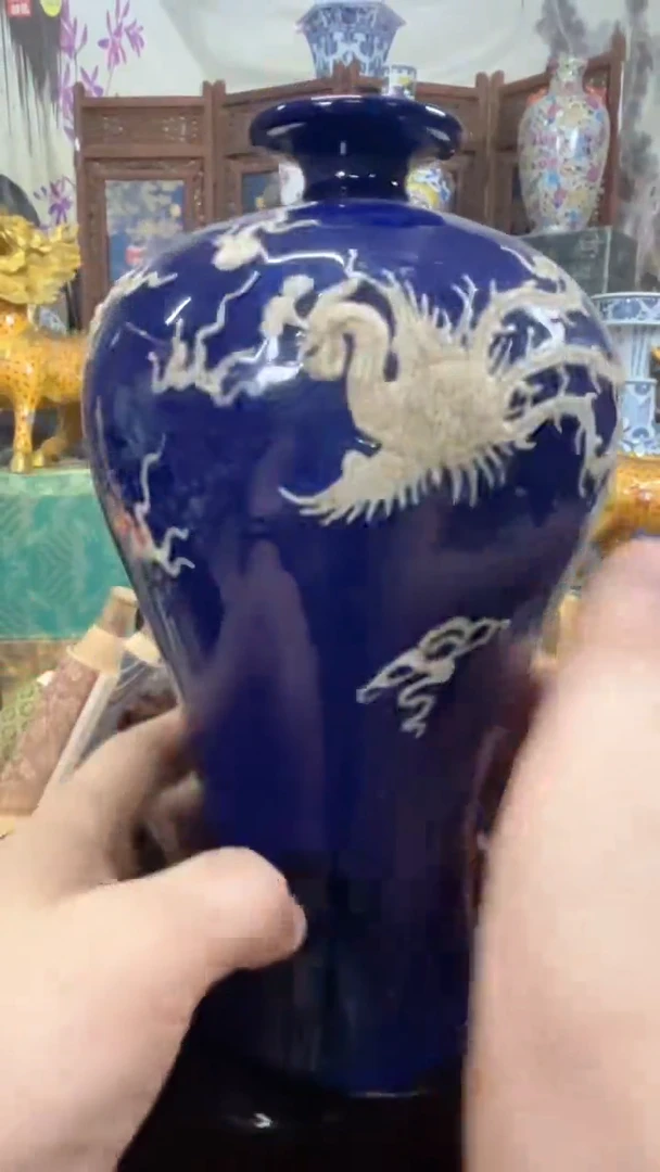 摆件现代陶瓷摆O