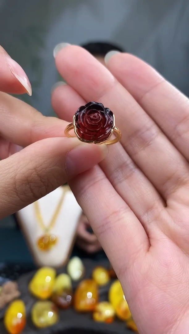 裸石琥珀未镶嵌 全国 包邮