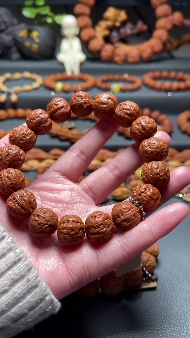 【闪购商品】文玩核桃吊坠文玩手串