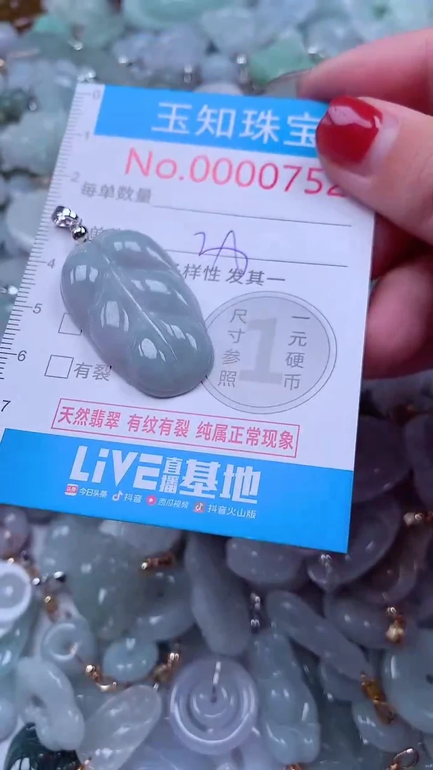 吊坠(不含链)未镶嵌翡翠752