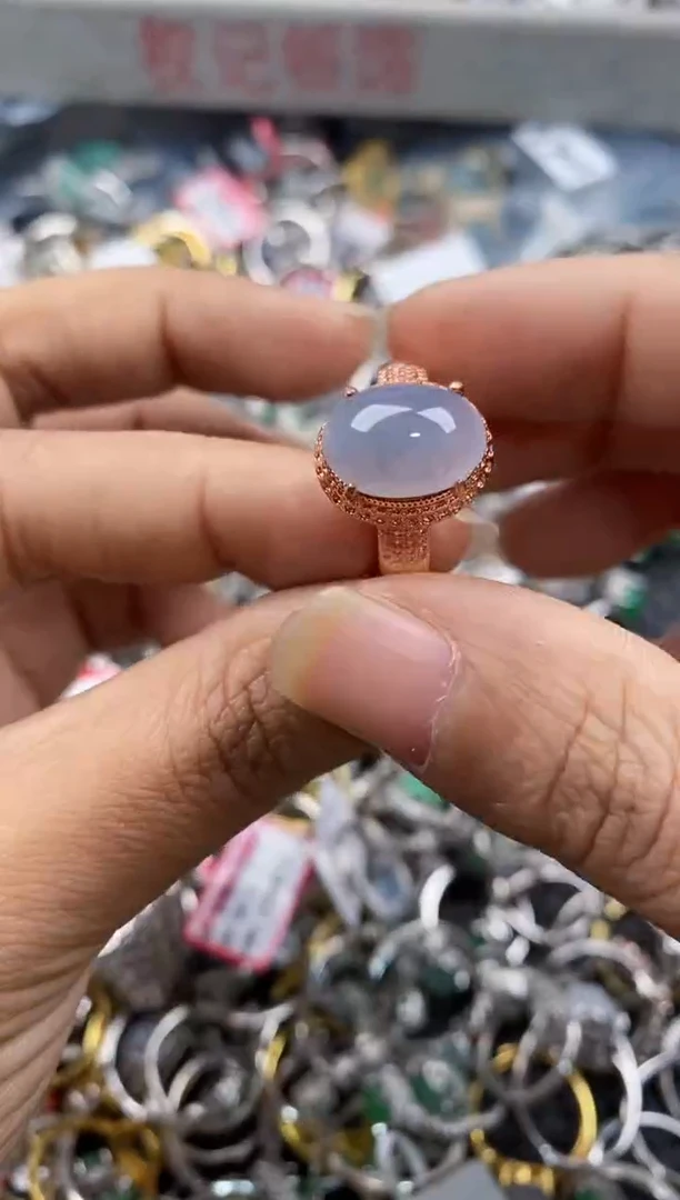 未镶嵌戒指翡翠999--1