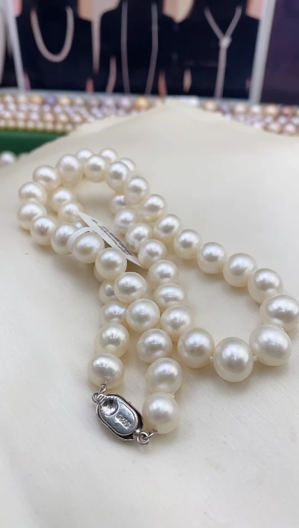 颈饰未镶嵌淡水珍珠9-10mm无核