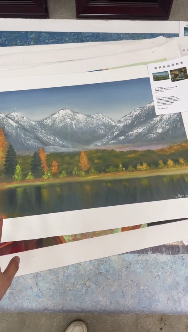 俄美协画家原创油画40*65