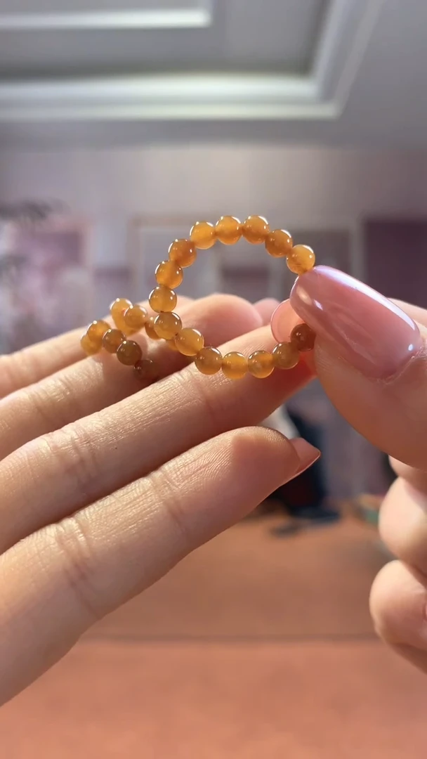 【闪购商品】和田玉戒指未镶嵌黄金糖戒圈