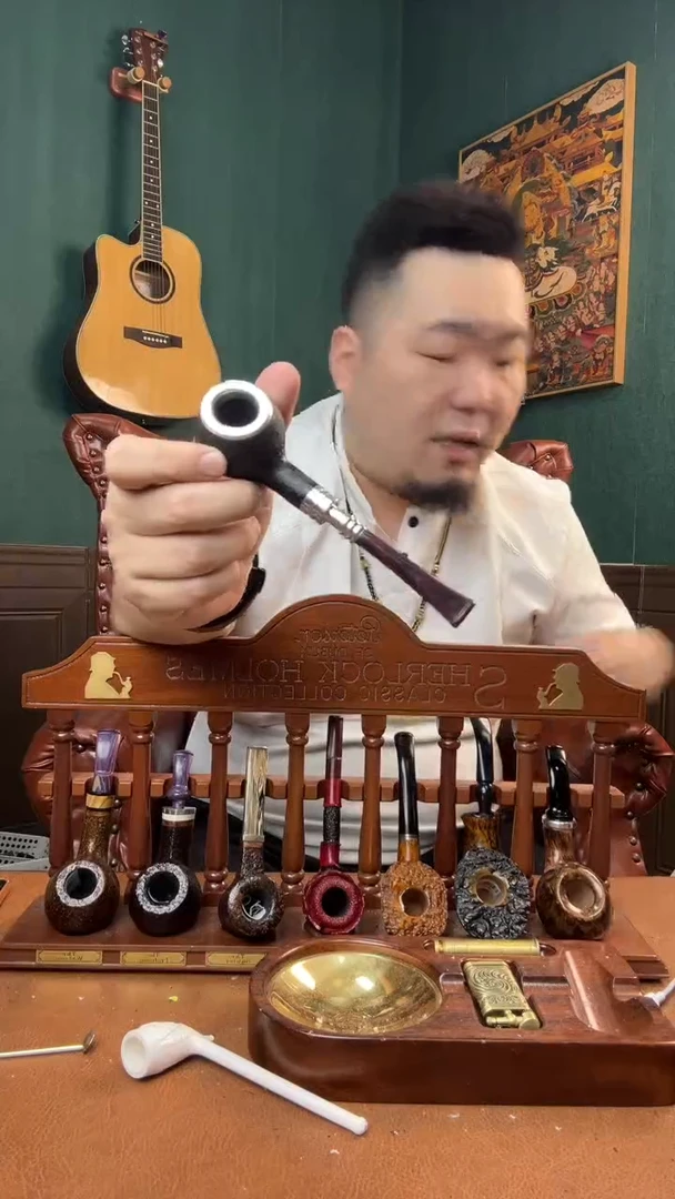 石楠木木雕款意大利进口石楠木烟斗