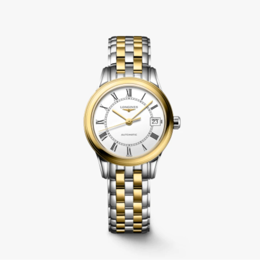 99新 Longines/浪琴 军旗/白盘/罗马刻/26盘/九月/1.42