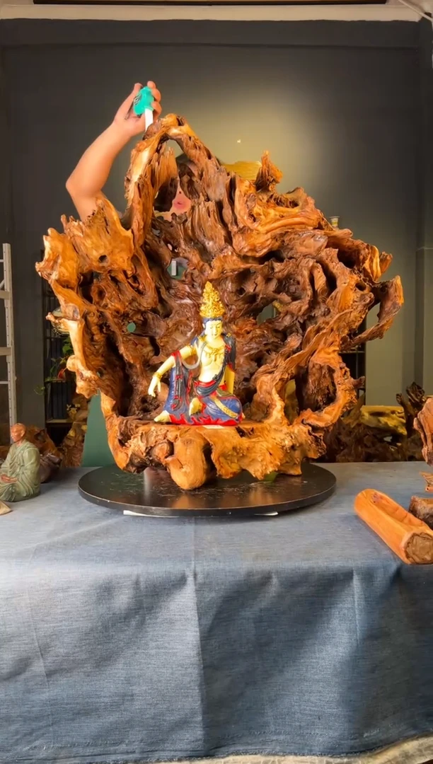 木 卢师傅根艺作品（不包含人物摆件）