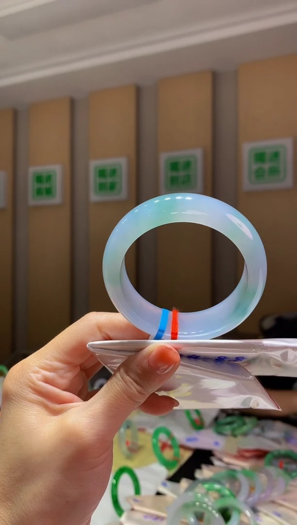 未镶嵌手镯翡翠-F06 圈口 53.3全款13.8万 定金2万