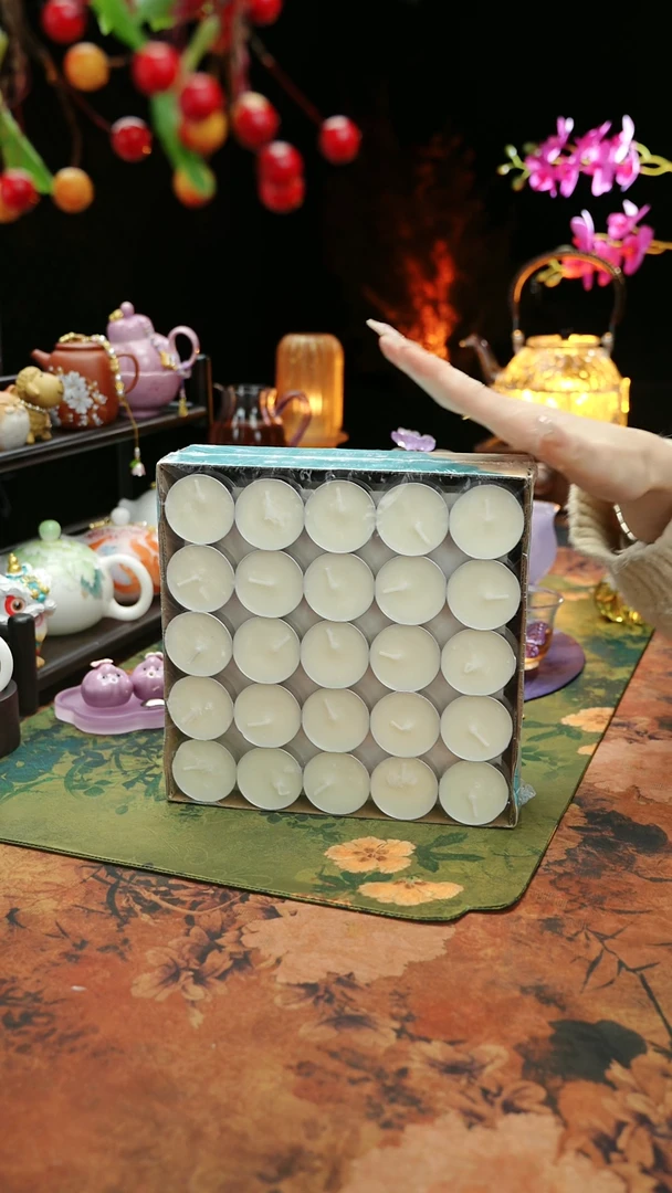 【闪购商品】植物蜡烛4小时100颗茶蜡烛