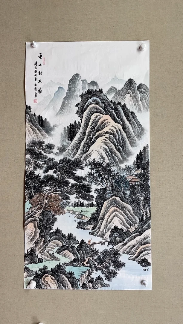 国画138*68 王利王利王利王利王利