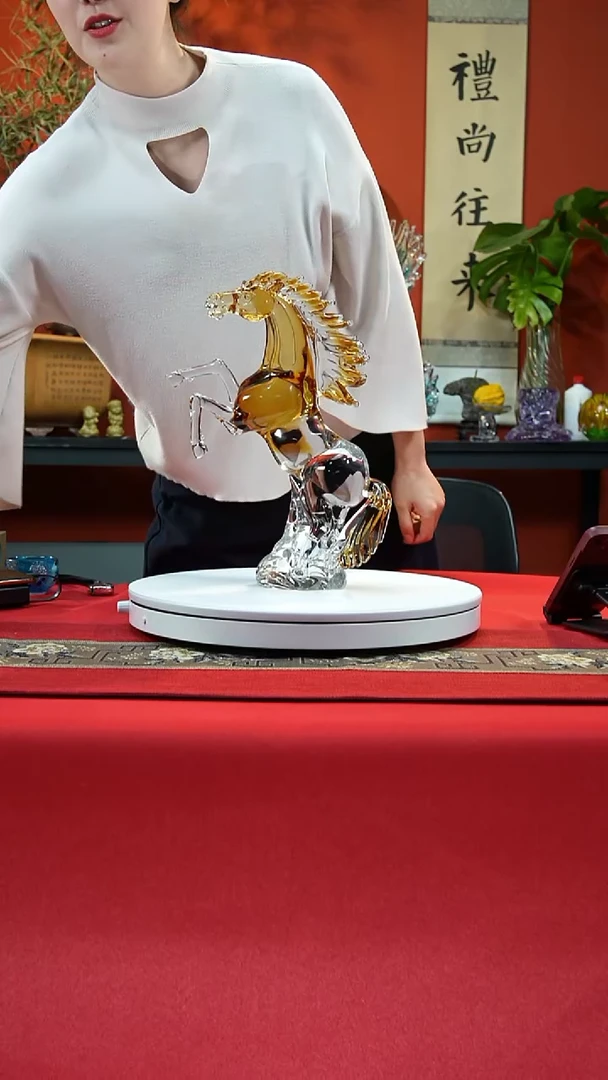 手工艺品琉璃战马