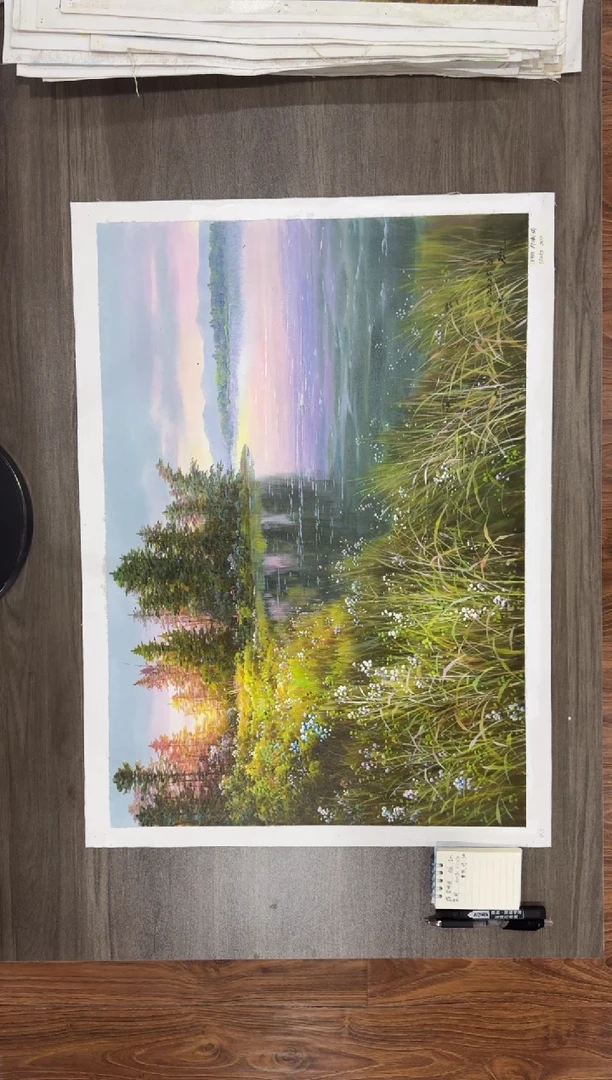 油画【27号】约50*70丨朝鲜原创纯手绘孤品油画丨顺丰包邮