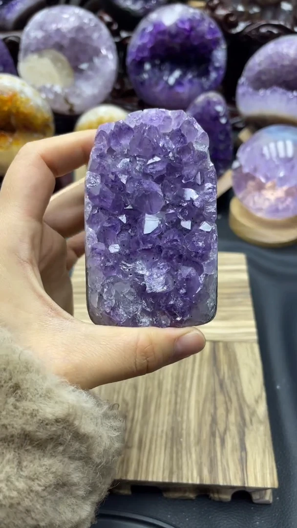 未镶嵌大型摆件（非配饰）紫晶101号摆件