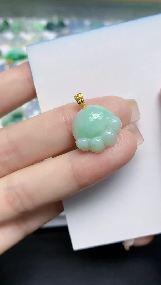 颈饰未镶嵌翡翠天然缅甸翡翠A货翡翠百元以上9元证书费自理