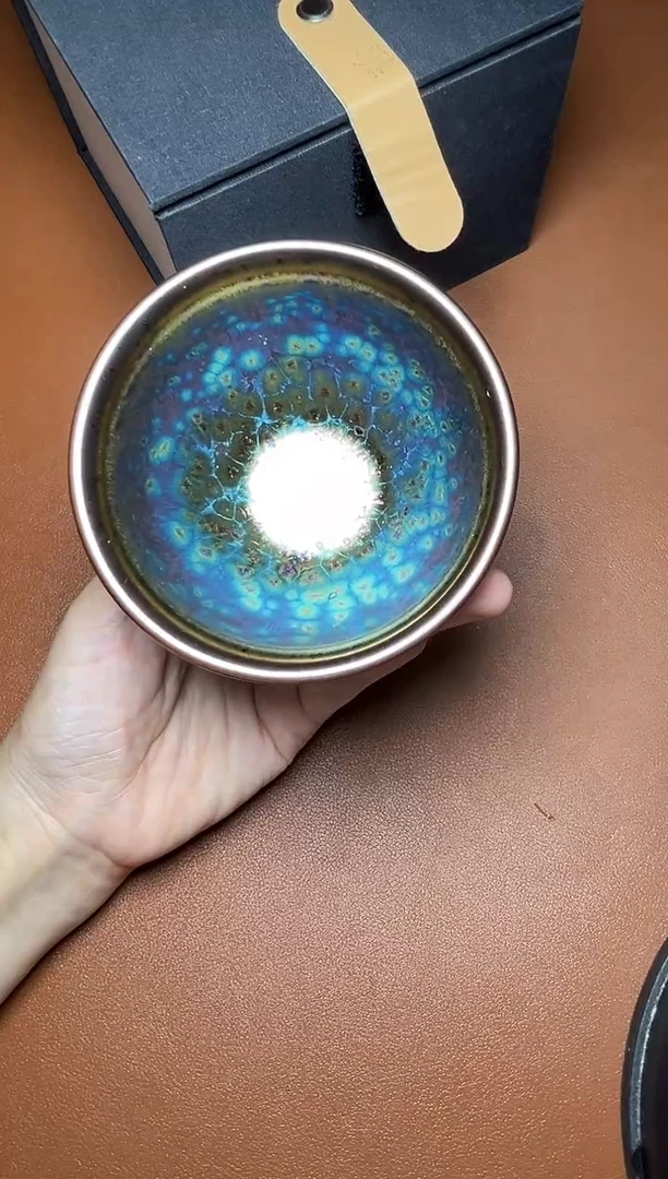 茶盏满天星  盏三疯建盏茶器