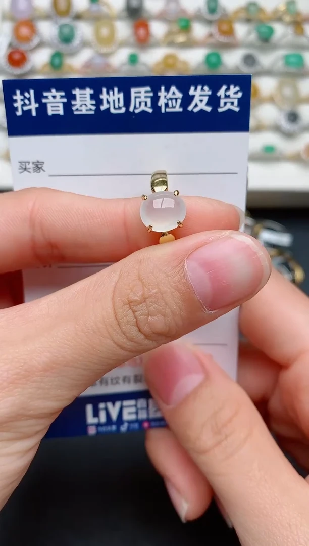 【闪购商品】翡翠戒指银S925镶嵌....