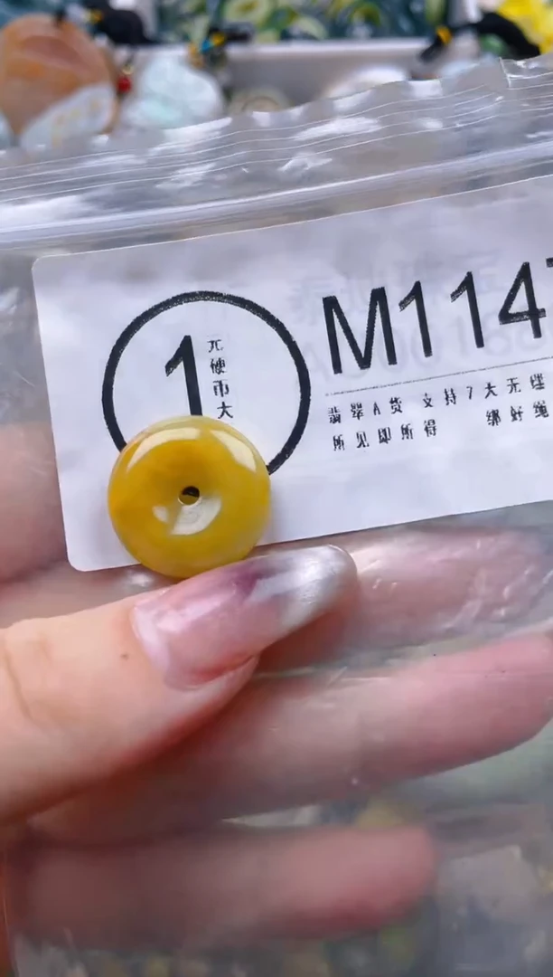 【闪购商品】翡翠颈饰未镶嵌/M/翡翠A货一图一物