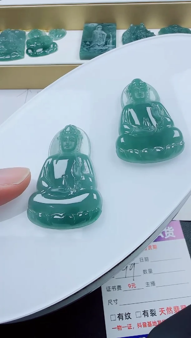 颈饰未镶嵌翡翠素衣多样性发其一