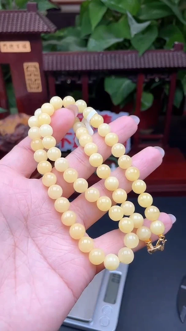 蜜蜡颈饰未镶嵌项链TA25多样性发其一