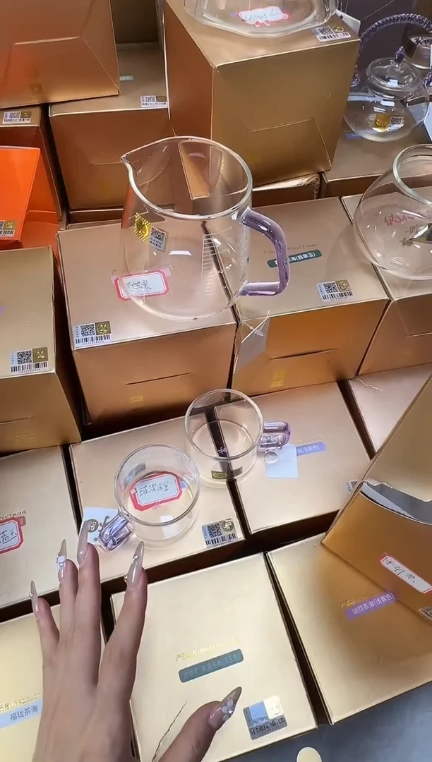 @@禾器晶彩承轩浅紫色+清禾杯紫色两只