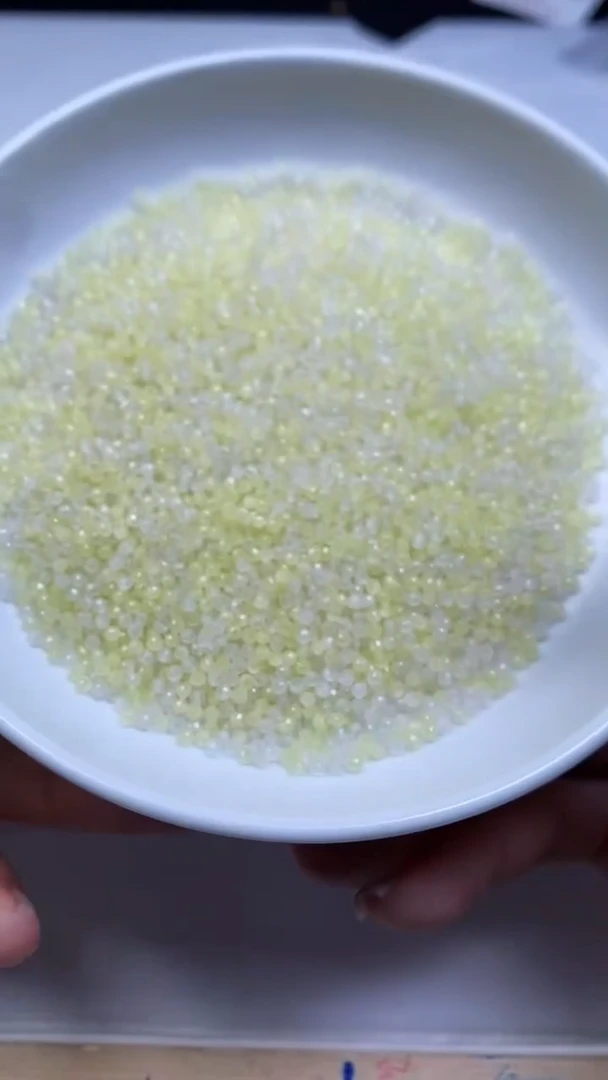 未镶嵌珠宝半成品水晶D258 冰黄水晶切面2mm100颗6.8元