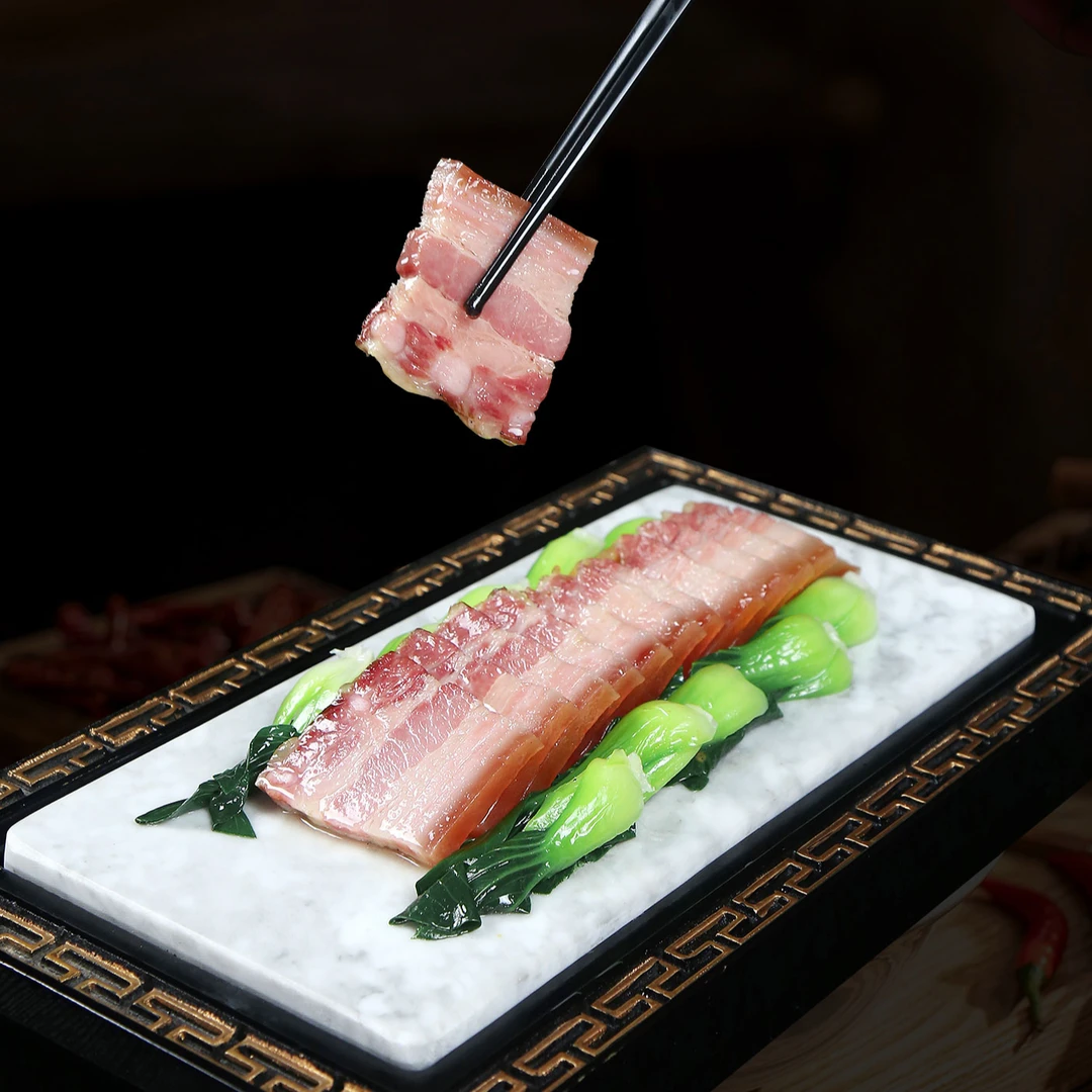 黄山徽州刀板香优质风干五花咸肉腩风肉腊肉非烟熏传统工艺腌制