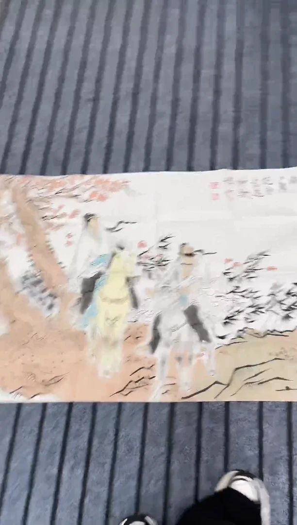 国画精品六尺人物