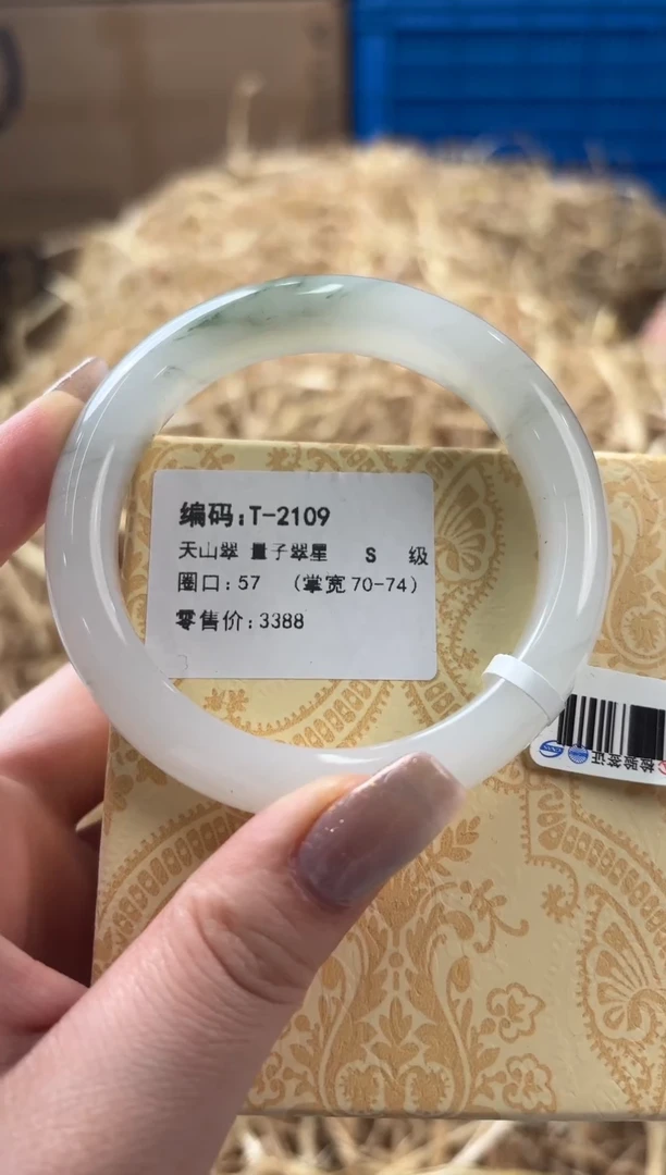 未镶嵌手镯石英质玉T-2109
