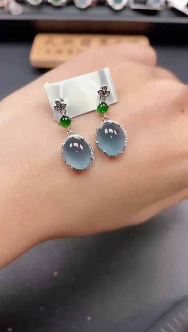 银S925镶嵌戒指翡翠11111