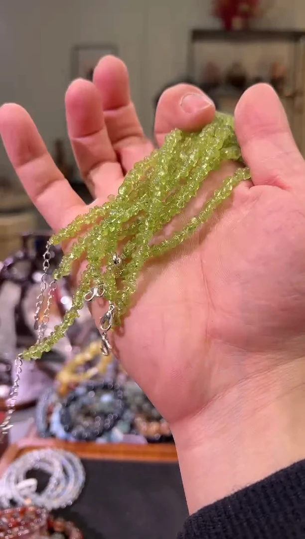 【闪购商品】碧玺手链未镶嵌绿碧玺手链（多样性发其一）