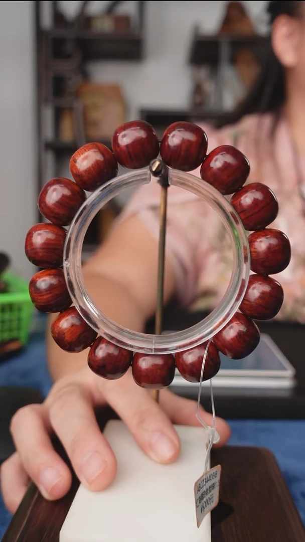 木本降真香红降花梨公1.5手串38g