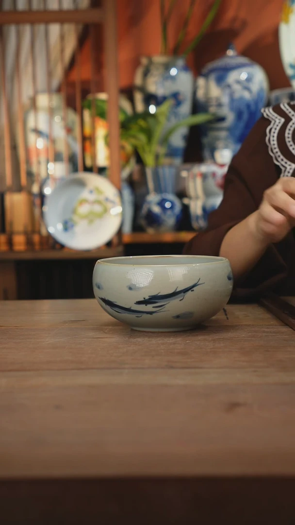 瓷片景德镇设计师釉下手绘陶瓷餐具