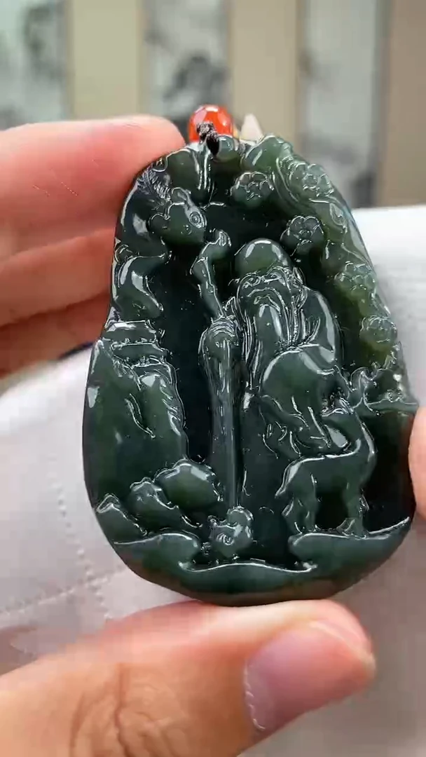 和田玉未镶嵌颈饰多样性拍一发一040051