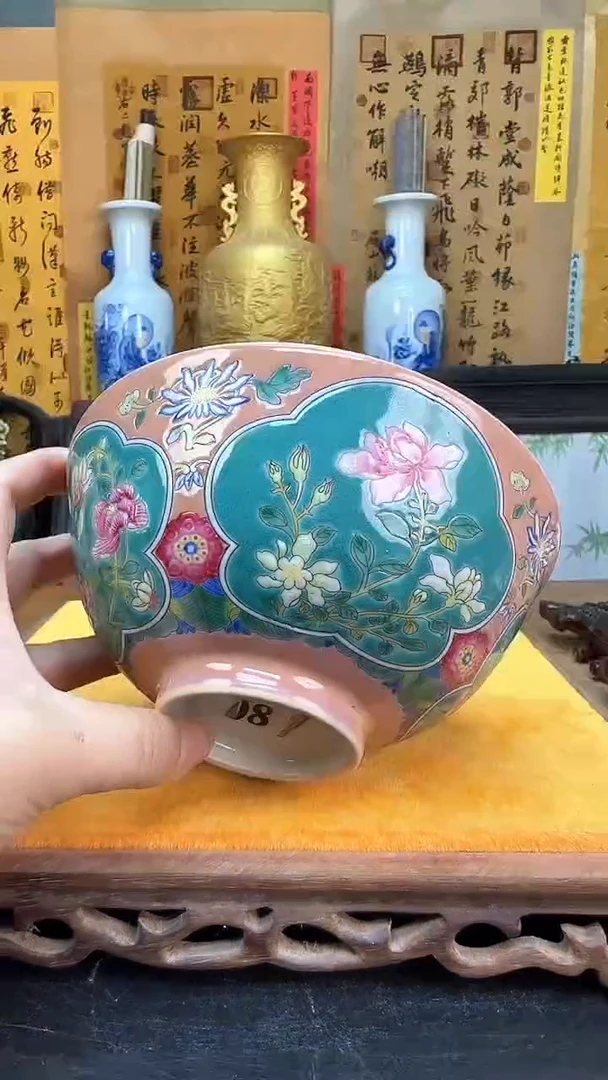 【闪购商品】瓶景德镇陶瓷客厅摆件书书