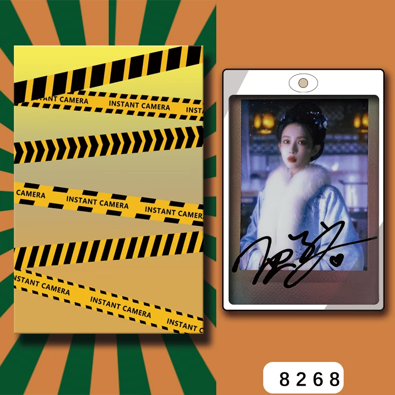 D8268【孟子义】 正品拍立得照片 金属