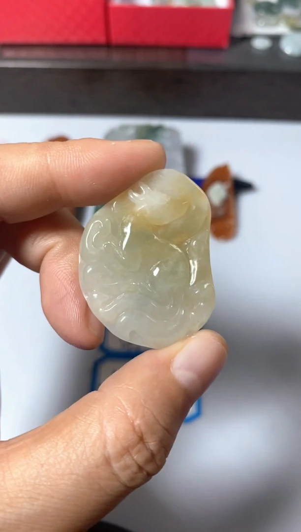 翡翠未镶嵌颈饰翡翠挂件吊坠-109