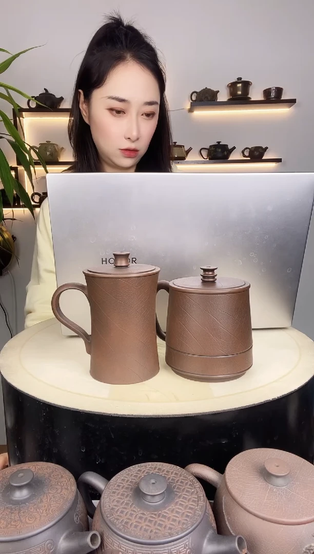 水*诺叶脉纹450办公杯+叶脉纹小蛮腰