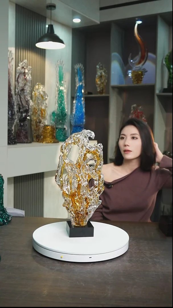 琉璃琥珀金色太湖石