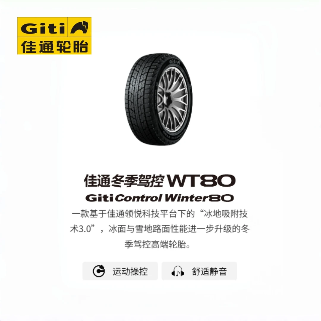 13寸-15寸  Giti Winter 佳通冬季雪地胎 -40℃不变硬