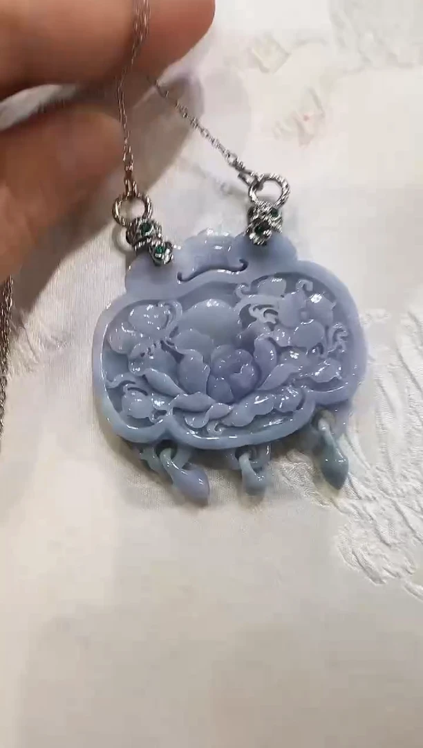 颈饰未镶嵌翡翠国风