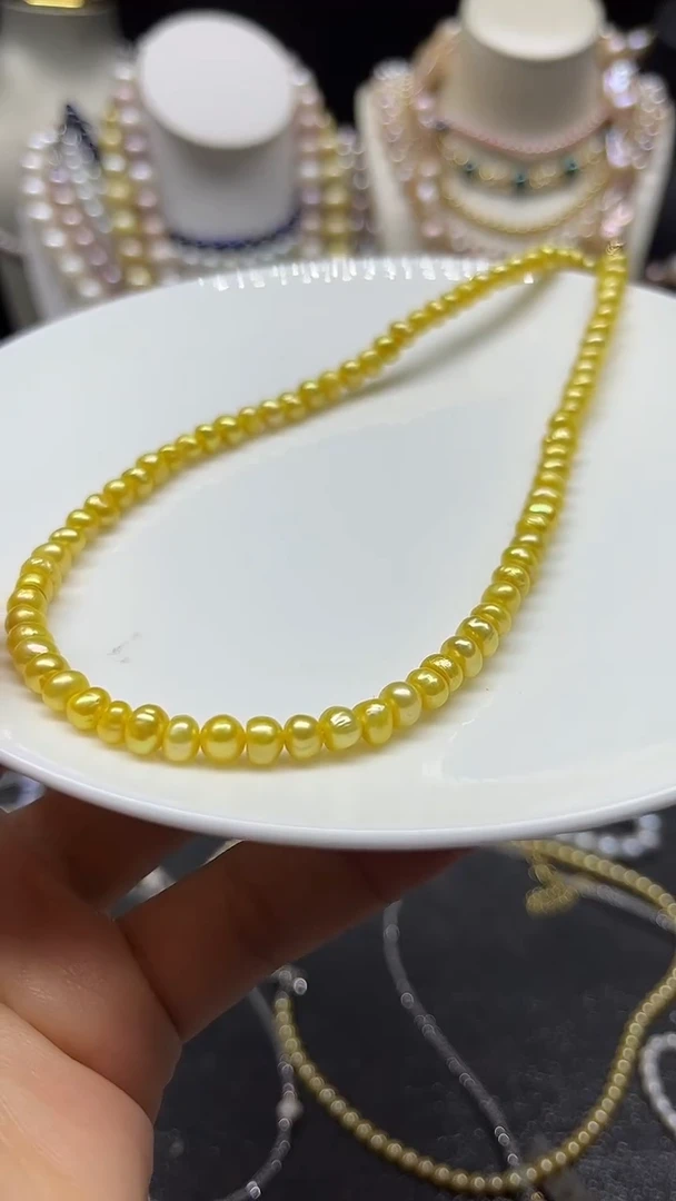 颈饰未镶嵌淡水珍珠多人