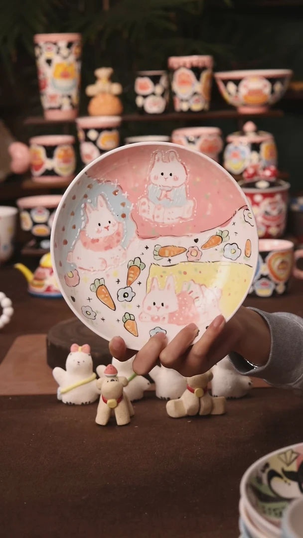 杯子景德镇原创手作陶瓷
