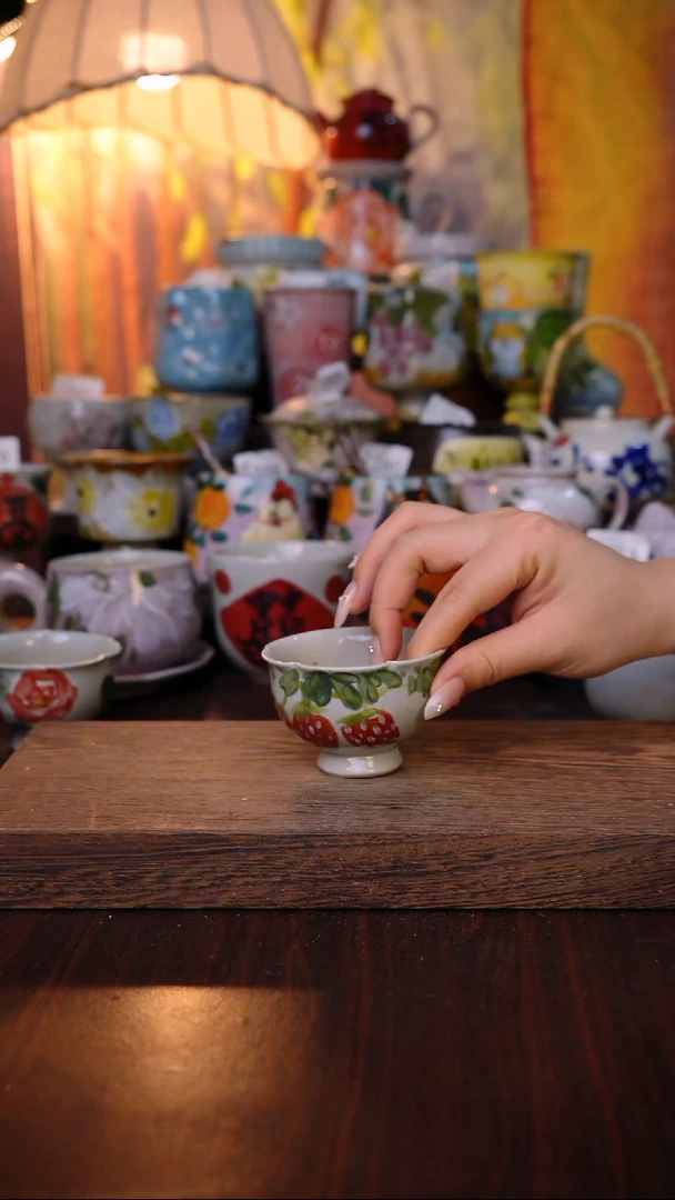 杯子泥垚手作 景德镇手工手绘陶瓷器物