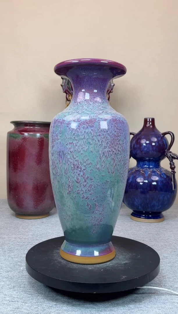 摆件陶神垕钧瓷收藏工艺品