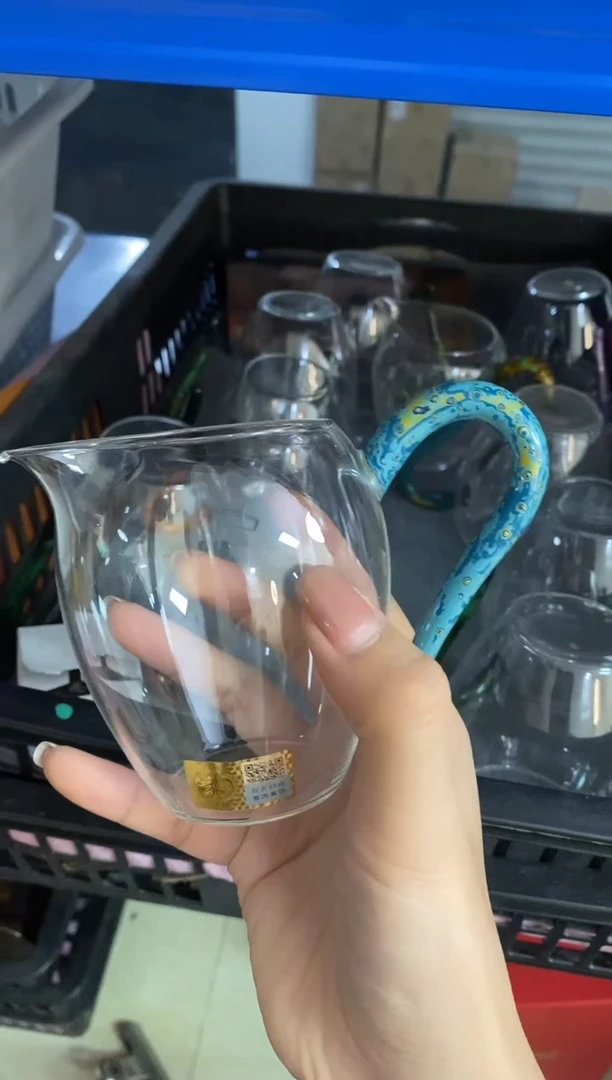 大漆公杯/蓝色螺钿