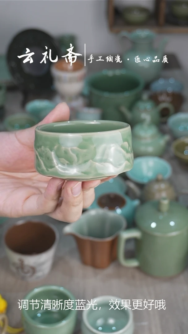 26微瑕高性价比的龙泉青瓷工厂货