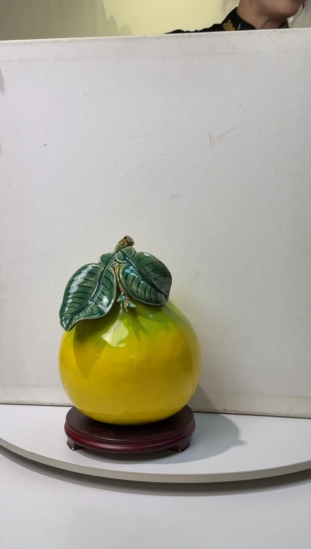 陶瓷快*柚子柚子福柚石湾陶
