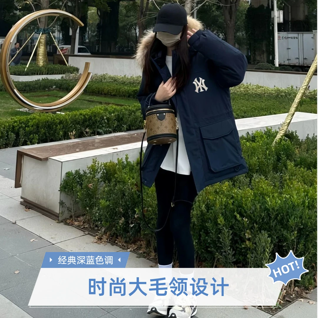 【奥莱专区】保暖宽松加厚毛领男女大码外套工装外套派克纯色连帽