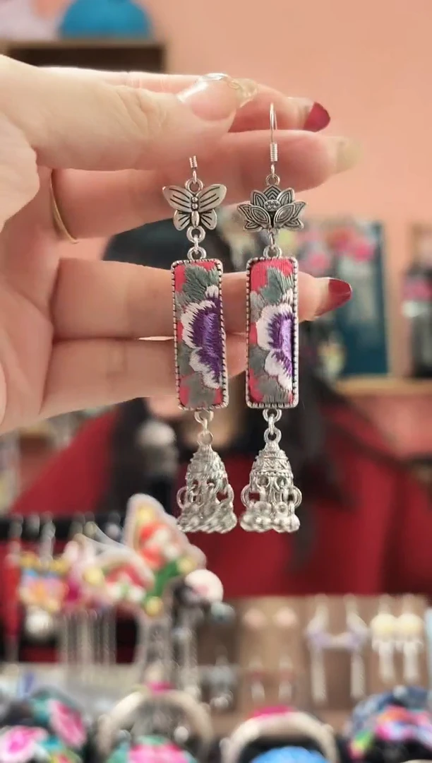 织绣艺枝独绣手工饰品38