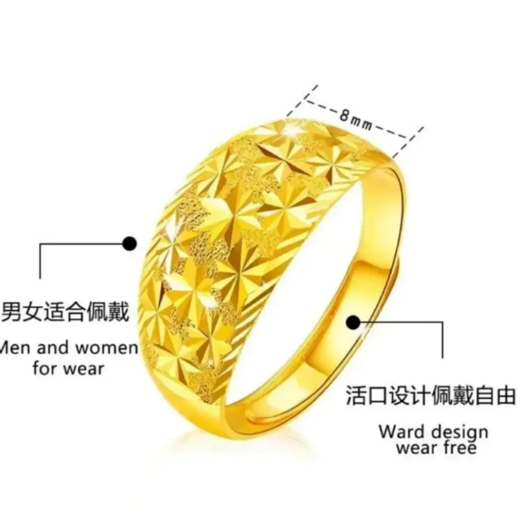 合金戒指 （满天星戒）男女同款爆款推荐时间尚百搭精致精美